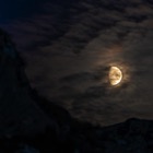 Moon at Upper Diabaig