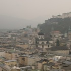 Salzburg im Nebel