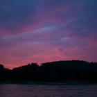 Sonnenuntergang in Hainburg a.d. Donau