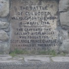 Enscription 'The Battle of Culloden'