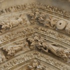 Detail of front facade, Cathédrale Notre-Dame de Reims
