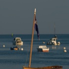 Boats in evening-light