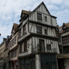 More half-timbered buildings