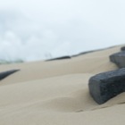 Keien in het zand