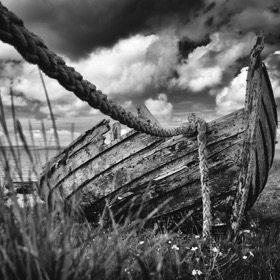 Old boat at Fetlar