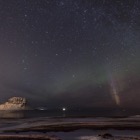My first aurora, Kirkjufell, Snæfellsnes