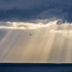 'God rays' over Laggan Bay