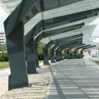 Architekturdetails Donauplatte