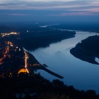 Blick über Hainburg und Donau vom Braunsberg