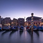 Canal Grande with view of Mercato di Rialto