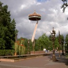 Pagode vanaf Pardoes Promenade, Efteling