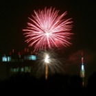 Feuerwerk am alten Donau