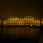 Belvedere bei Nacht