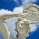 Statue mit Sonne, Belvedere