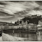 Salzach und Festung / Salzburg